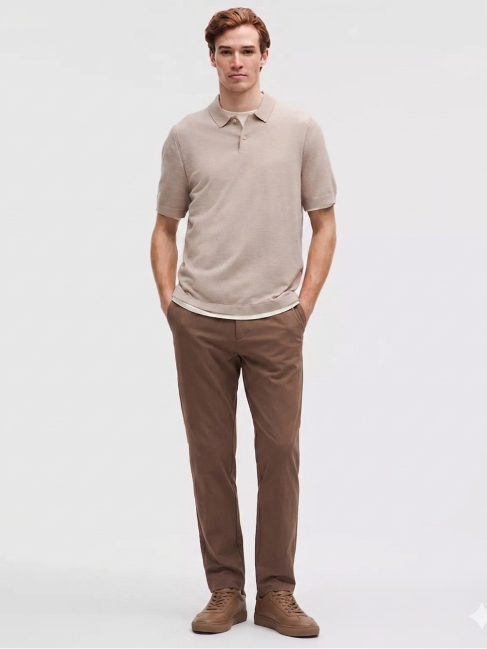 Lululemon Sz 30 ABC Slim Fit Brown Business Casual Trouser Pant
